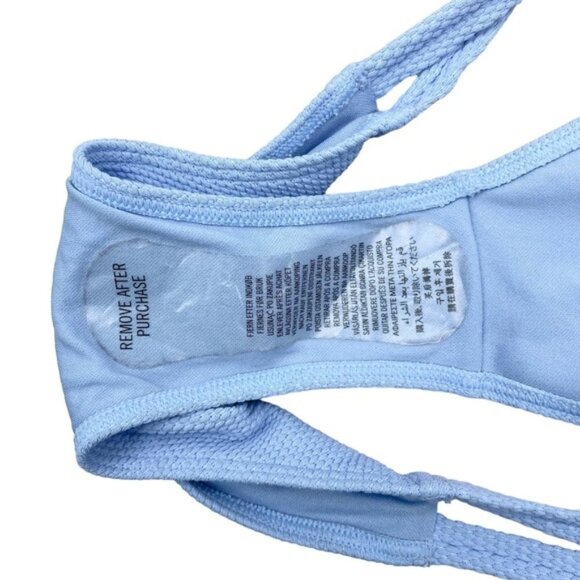 NWT ABERCROMBIE & FITCH Strappy Textured Cheeky Bikini Bottom Sz Large - Picture 6 of 8